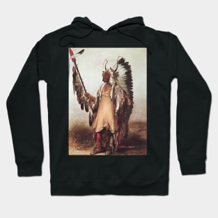 Mato-Tope, A Mandan Chief by Karl Bodmer Hoodie